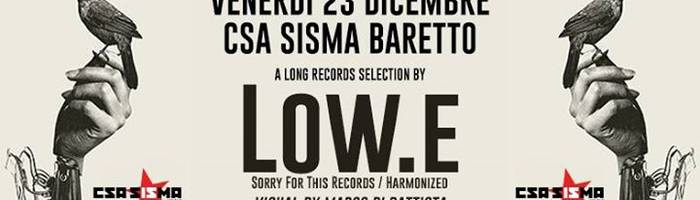 LOW.E dj set - a long records selection