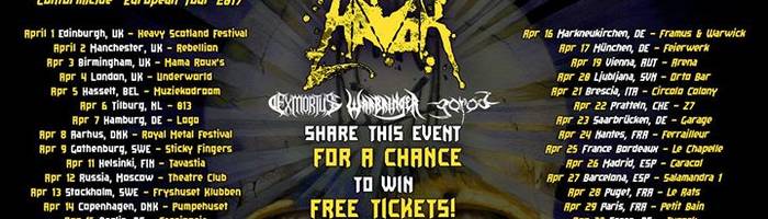 Havok / Exmortus / Warbringer / Gorod