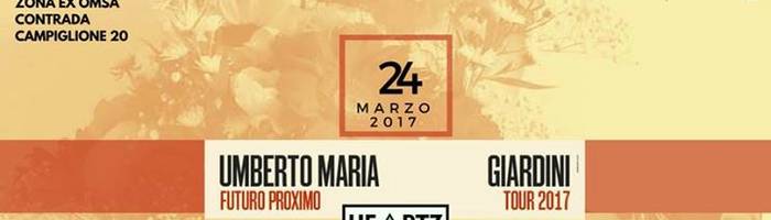 Umberto Maria Giardini - Futuro Proximo Tour / Heartz
