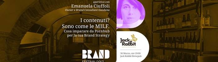 Aperitivi con i GURU: "i contenuti? Sono come le MILF" #bfj17