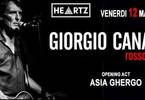 GIORGIO CANALI live + Opening Act: Asia Ghergo at Heartz 
