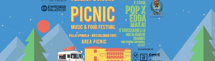 PIC NIC • Music & Food Festival • POP X / EDDA / MAKAI & more