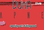 Hapnea + Opening act: Eatingwood