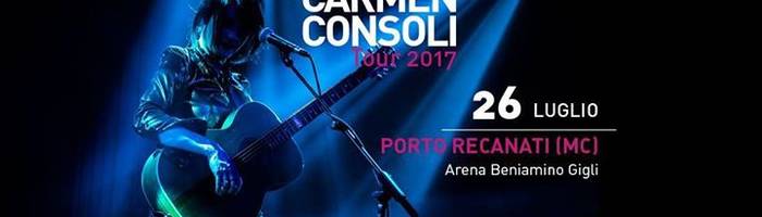 Carmen Consoli a Porto Recanati