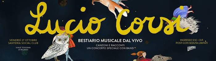 Lucio Corsi I Bestiario Musicale dal vivo