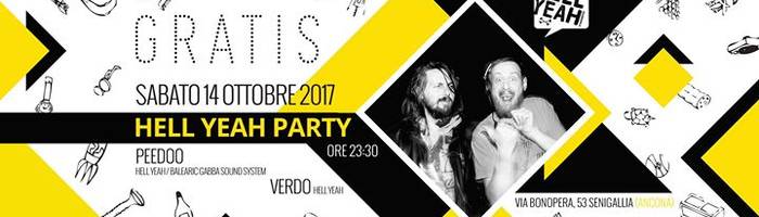Gratisclub presents Hell Yeah Party w/ Peedoo + Verdo