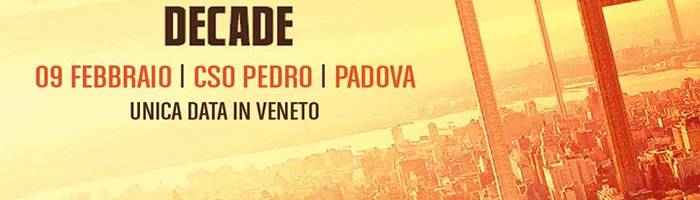 09/02 Calibro 35 "Decade Tour" - CSO Pedro | Unica Data Veneto