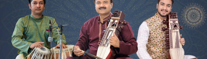 concerto di musica classica dall'India del nord