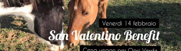 San Valentino Benefit : Cena vegan per Oasi Verde