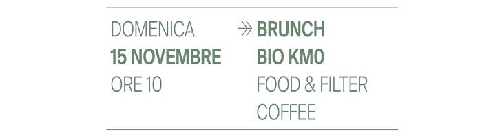 BRUNCH VEGAN Food KM0 & Filter Coffee Bio