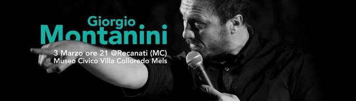 Giorgio Montanini @Recanati (NUOVA DATA) - Stand up Reasonanz!