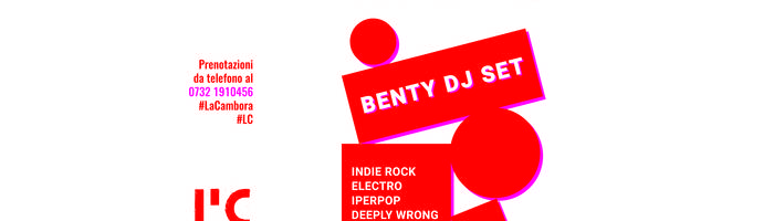 Benty DJ Set @La Cambora, 23/04/2022