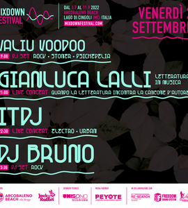 Mixdown Festival - GIANLUCA LALLI + DJ BRUNO + ITDJ + VALIU VOODOO